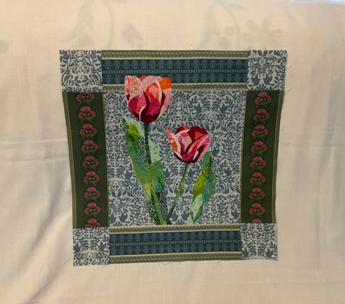 Customer photo review of Longwood Block of the Month for International Customers