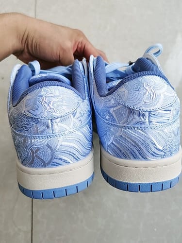 Customer photo review of Nihonga inspired Silk Sneakers