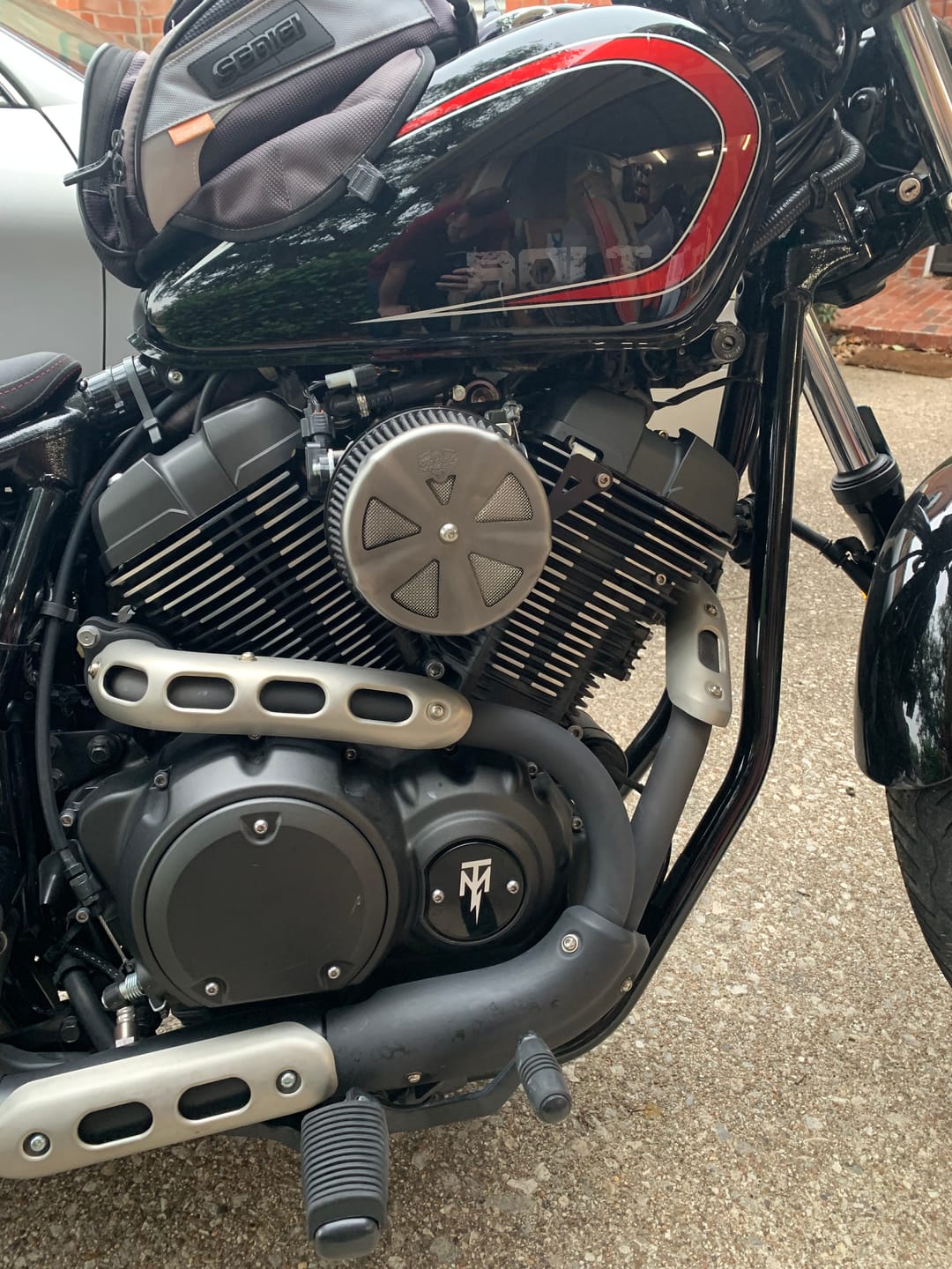 Customer photo review of THM logo engine cover