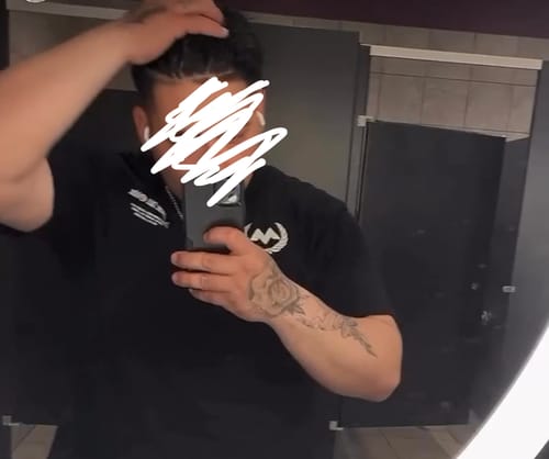 Customer photo review of 'Hercules' Tee - Black