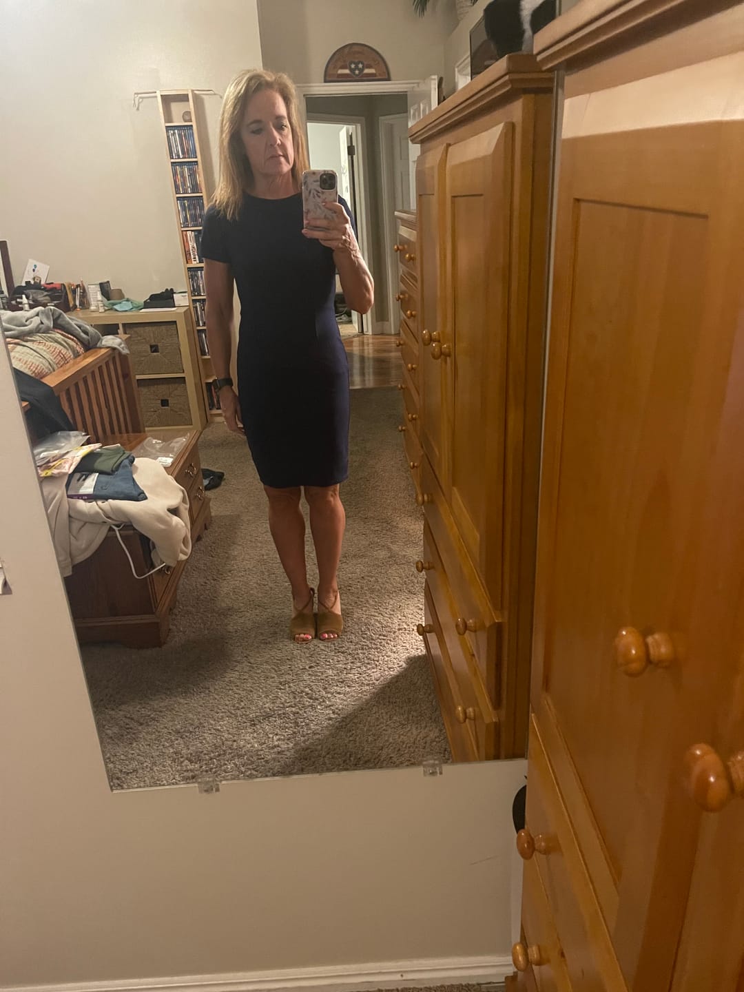 Customer photo review of Brigitte Brianna Little Black Dress