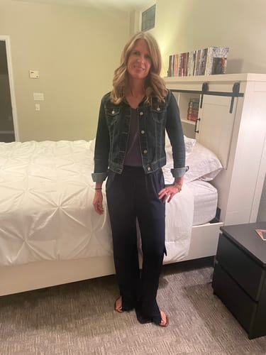 Customer photo review of Brigitte Brianna Track Pants