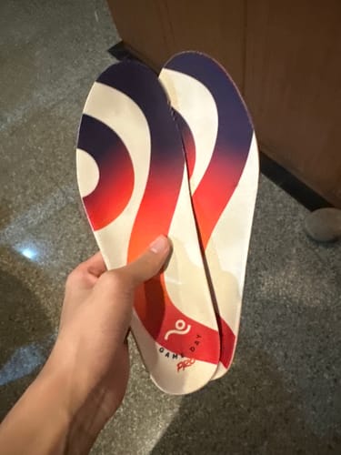 Customer photo review of Move Game Day Pro Performance Insoles