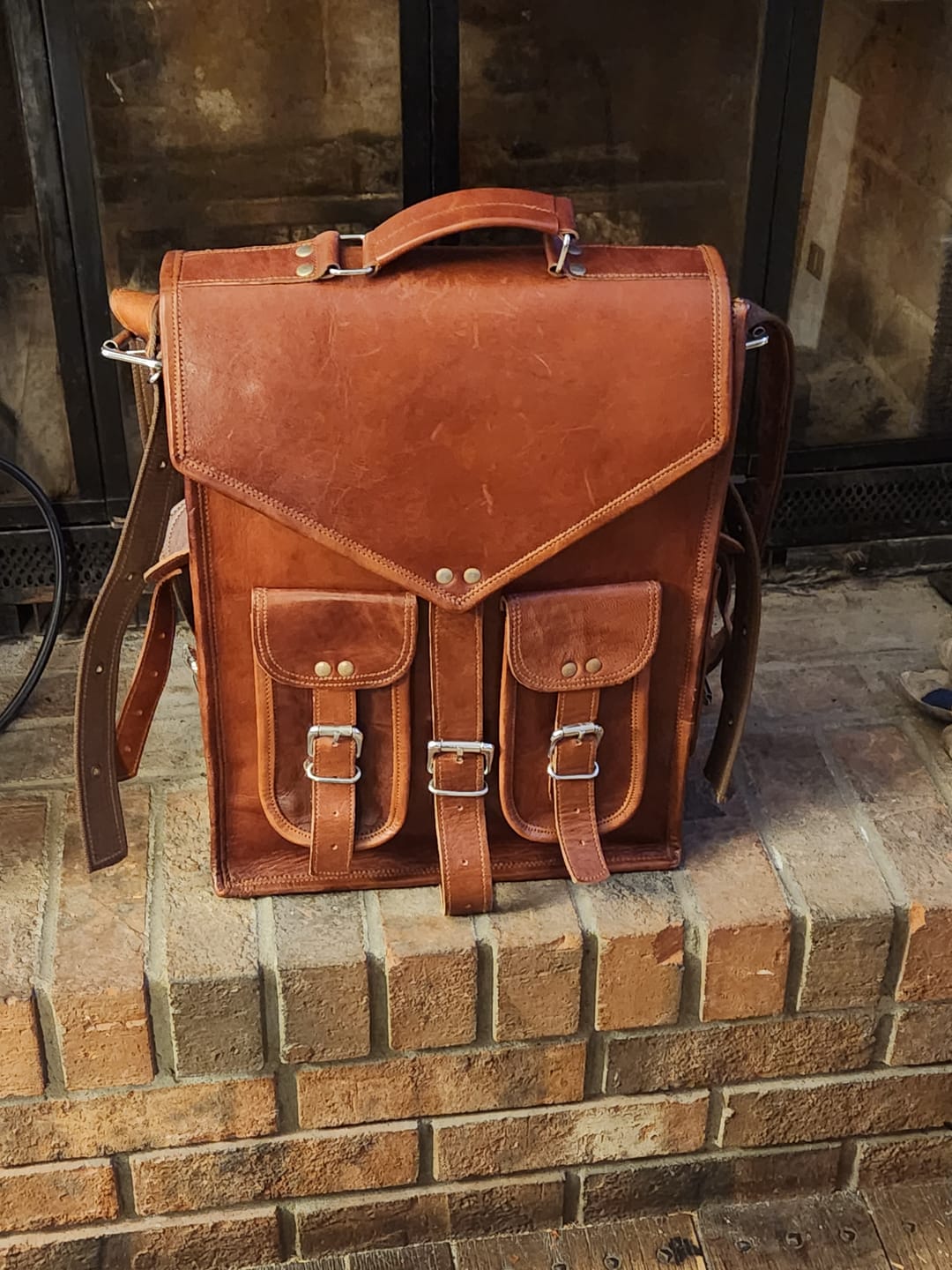 Customer photo review of Daily Companion Messenger Bag