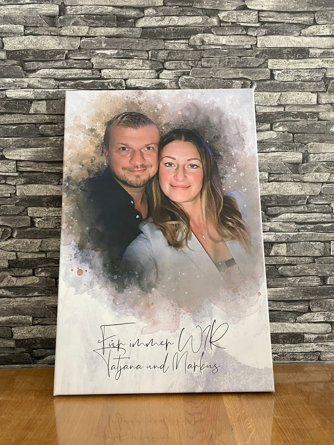 Customer photo review of Euer Foto als Aquarell | personalisierbares Poster