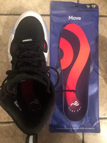 Customer photo review of Move Game Day Performance Insoles