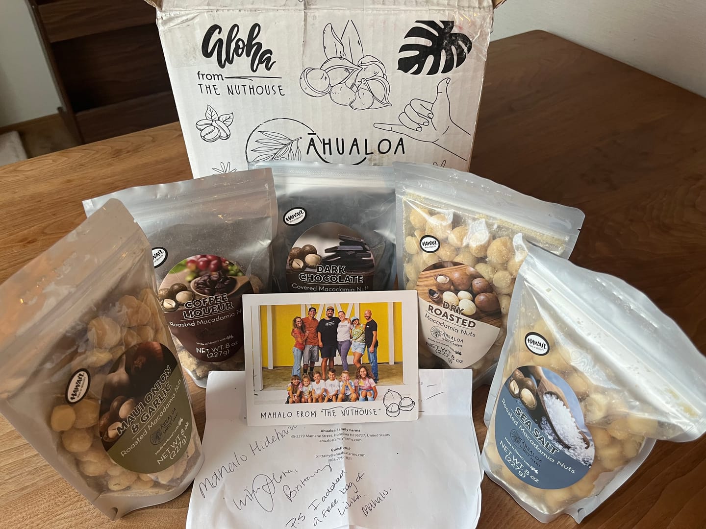 Customer photo review of Sea Salt Macadamia Nuts