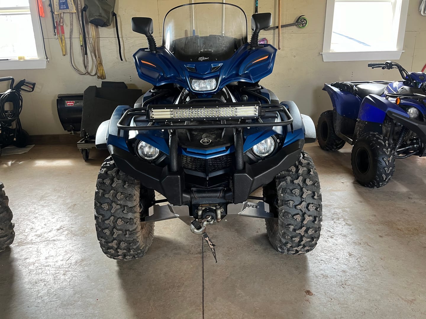 Customer photo review of Complete Aluminum Skid Plates for Yamaha Kodiak 450 (2018+)