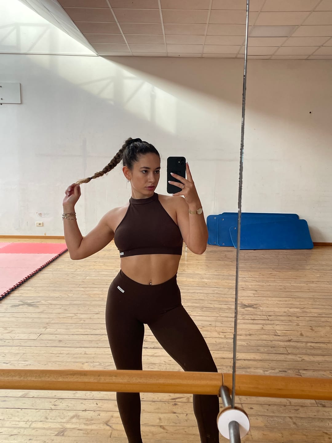 Customer photo review of Leggings Confidence Cioccolato