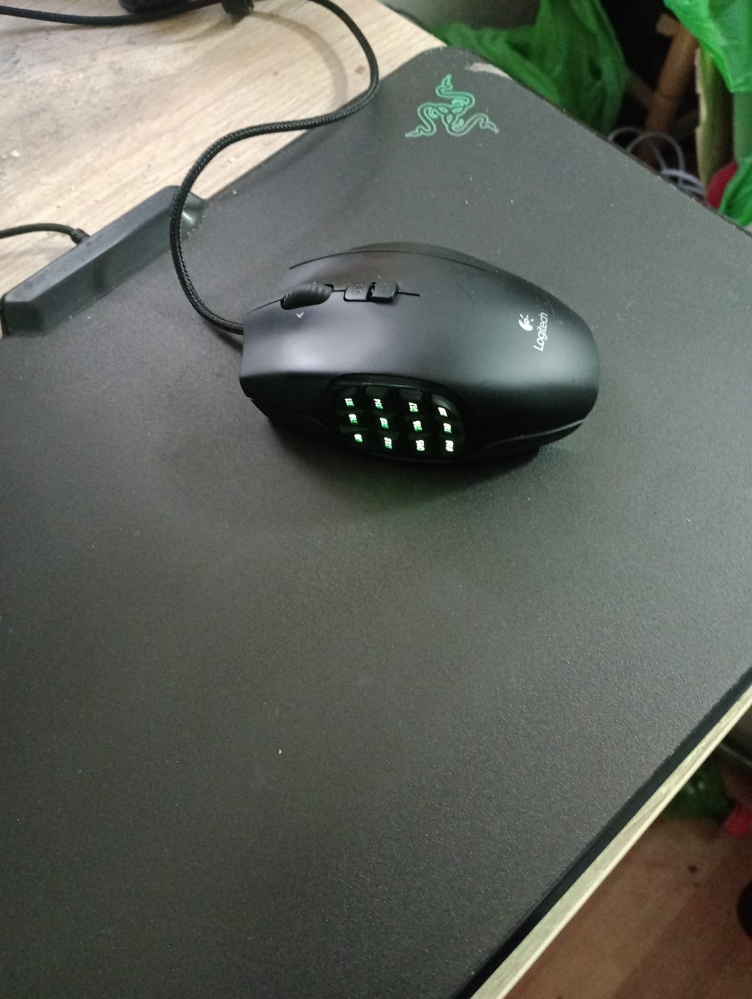 Customer photo review of Mouse Gamer Logitech G600 20 Botones Mmo - Crazygames