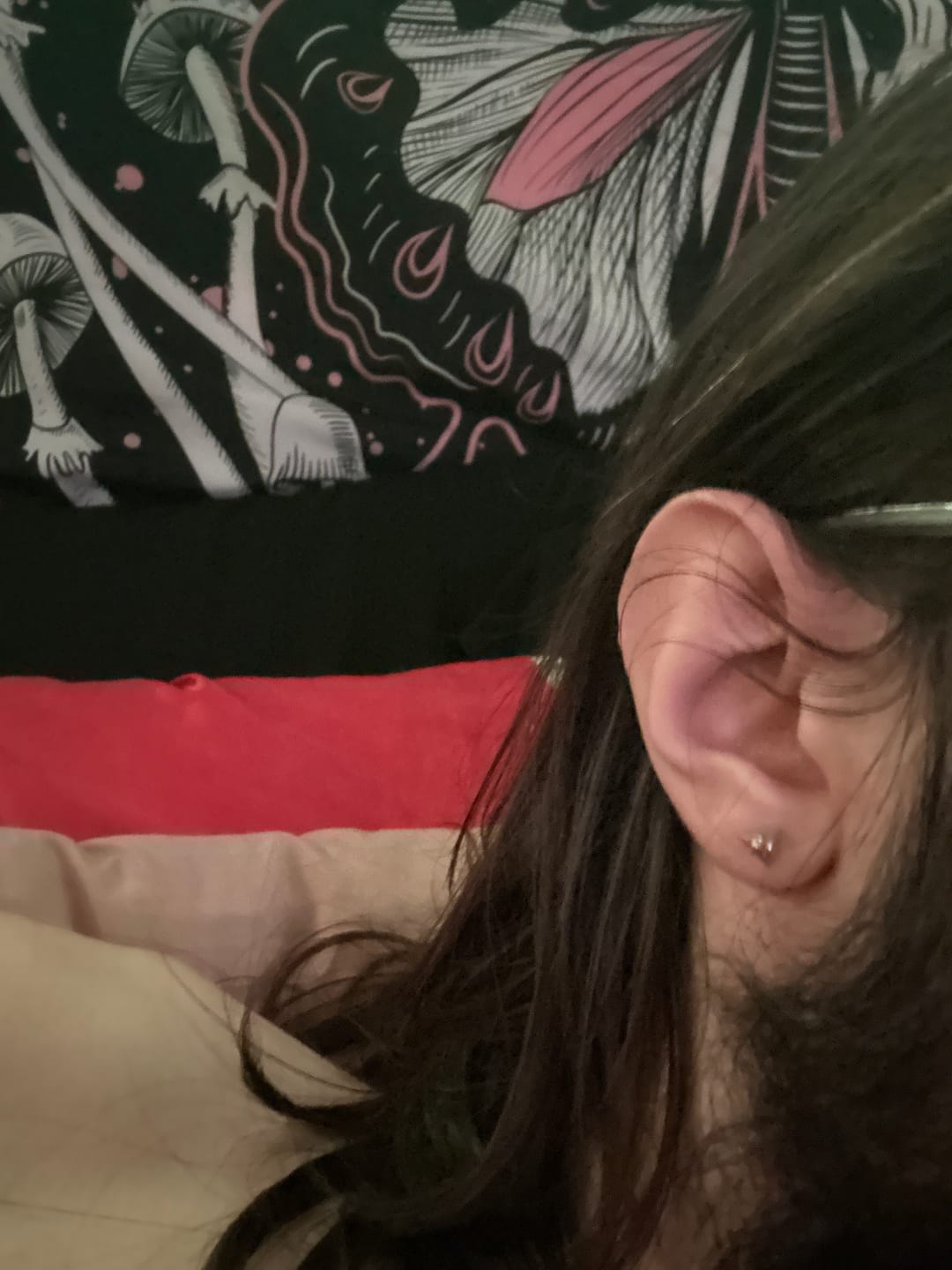 Customer photo review of ASTROLOGY STUD EARRING