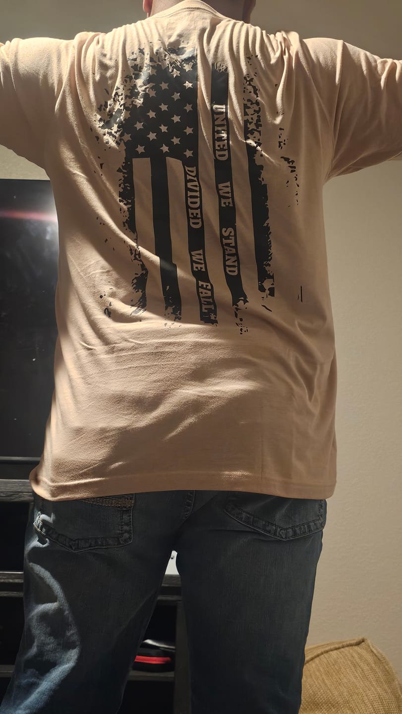 Customer photo review of United We Stand Tee
