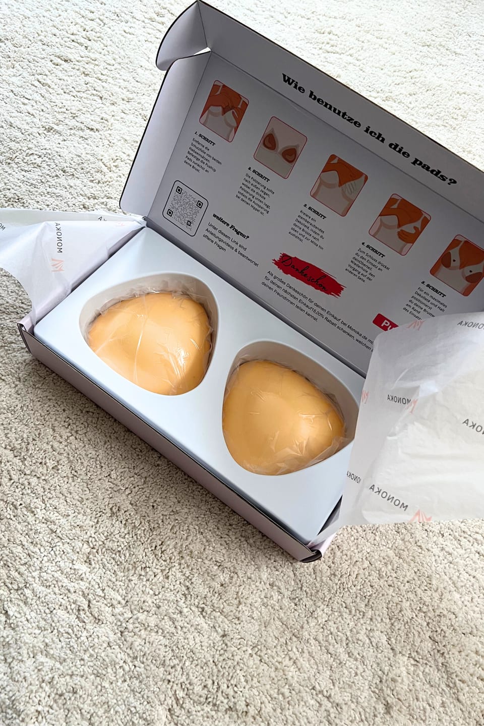 Customer photo review of Monoka´s Pushpads™ - Doppelseitig klebende Pushup Nippelcover