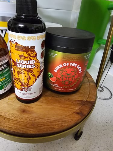 Customer photo review of Burn of the Gods - Fat Burner