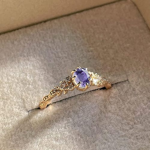 Customer photo review of Theia - Iolite Ring