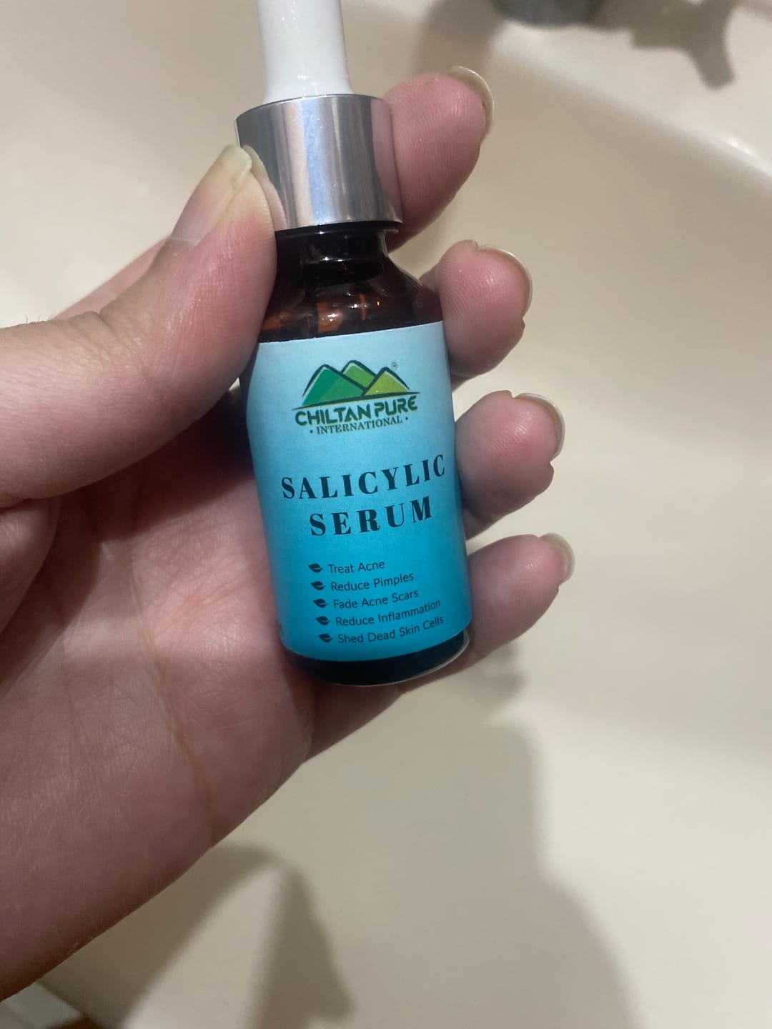 Customer photo review of Salicylic Serum - Amazing Serum for Acne Reduction
