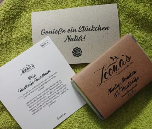 Customer photo review of Loona's SoapSampleBox mit Sisalsäckchen (Probiere alle Düfte)
