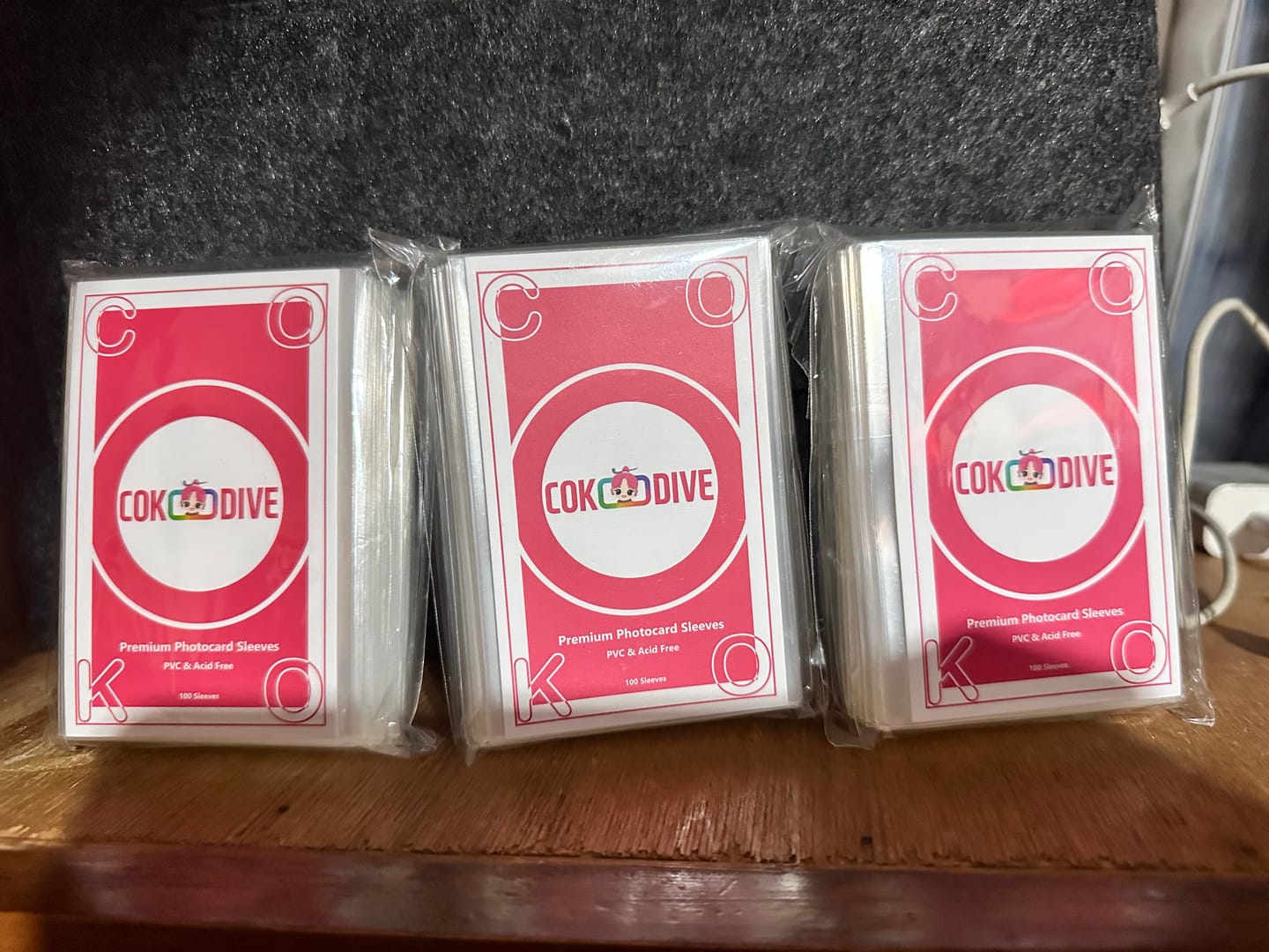 Customer photo review of Premium Photocard Sleeves for K-Pop Fans
