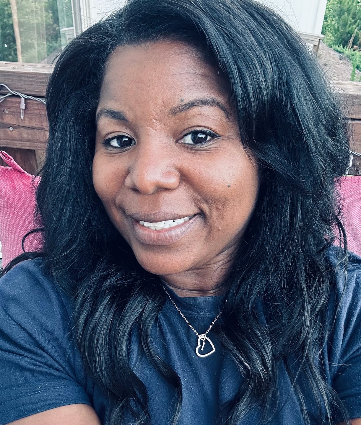Customer photo review of Natural Color Body Wave Micro Loop Hair Extension