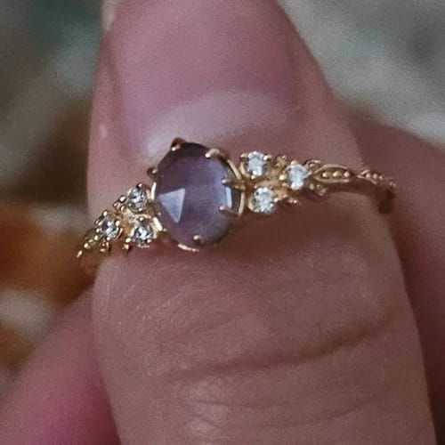 Customer photo review of Theia - Iolite Ring