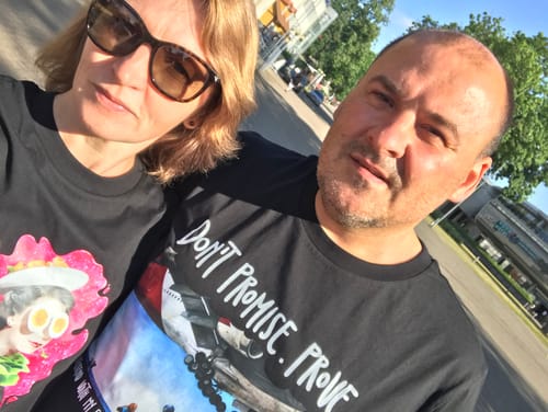 Customer photo review of Marškinėliai WEEKEND WITH MY FATHER