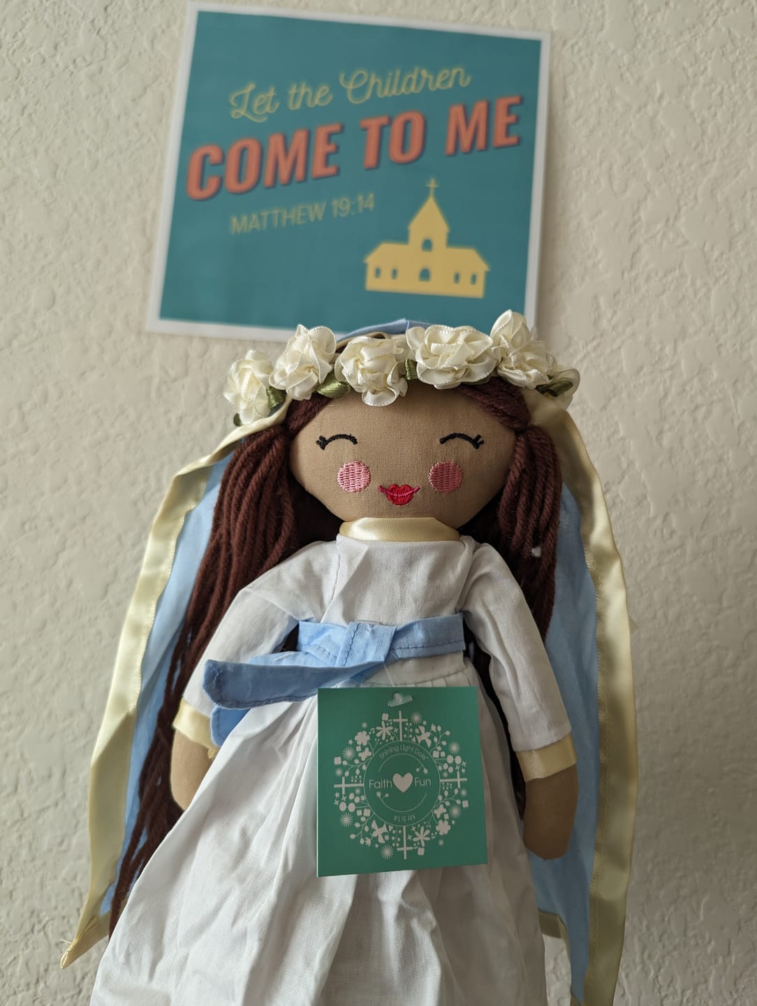 Customer photo review of Our Lady of Good Help Rag Doll (Our Lady of Champion, Wisconsin)