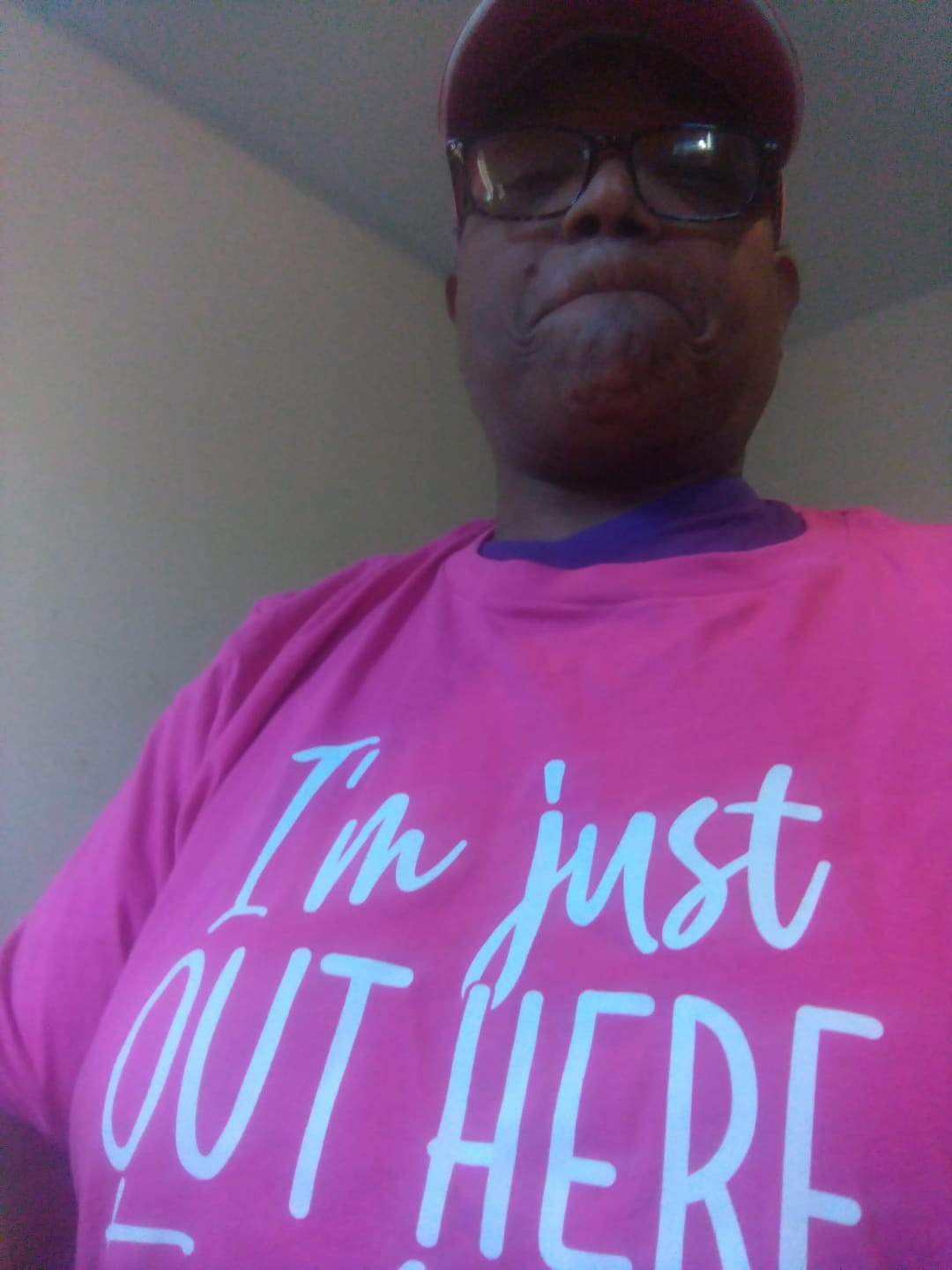 Customer photo review of Out Here Trusting God