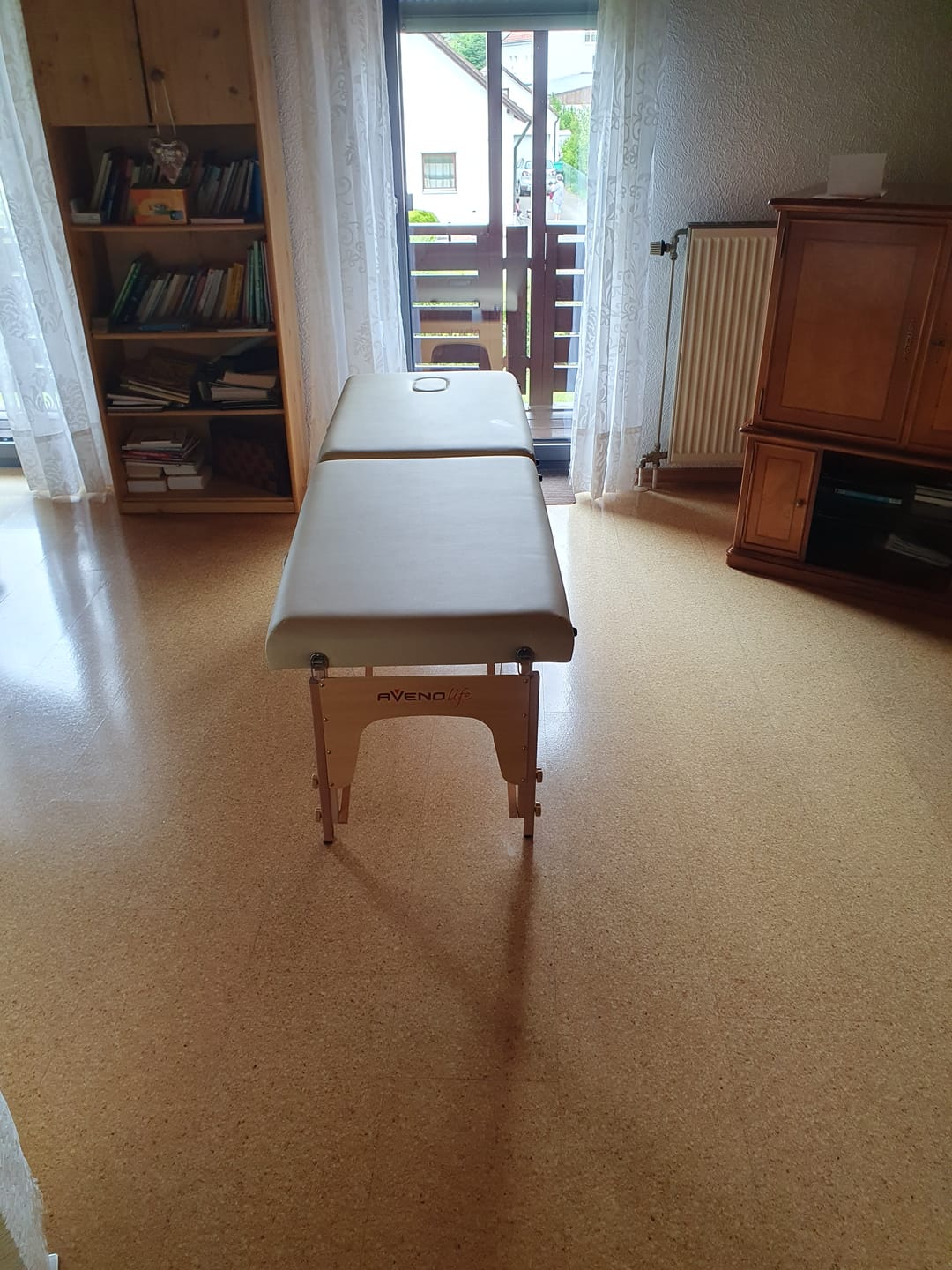 Customer photo review of Massageliege Klappbar Sofia Light