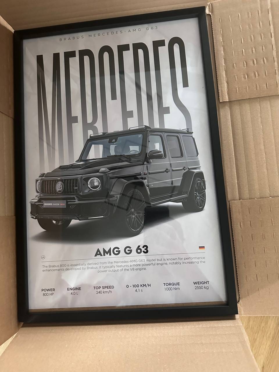 Customer photo review of Mercedes - G63 - Poster