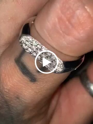 Customer video review of Octagonal Diamond Signet Ring