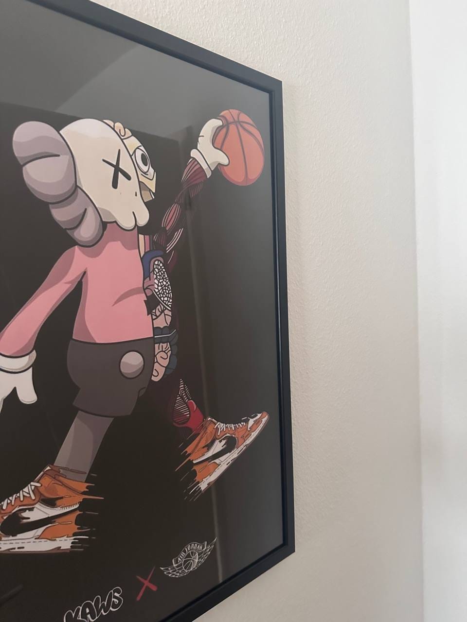 Customer photo review of Air Jordan - Kaws - Poster