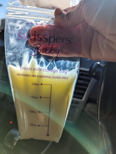 Customer photo review of The Luna© Wearable Breast Pump