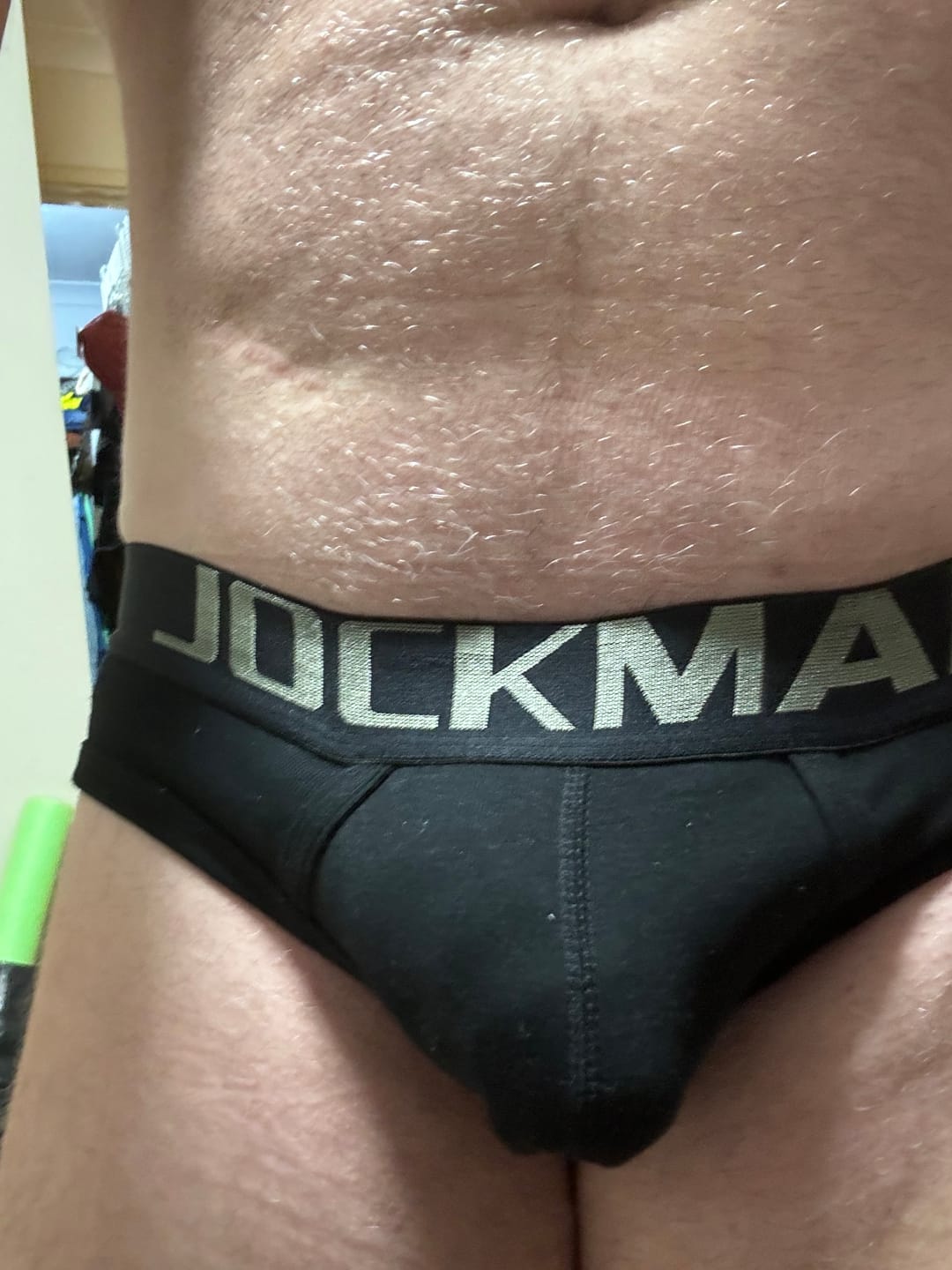 Customer photo review of 2 Pack Men's Sexy Cotton Support Contour Pouch Briefs