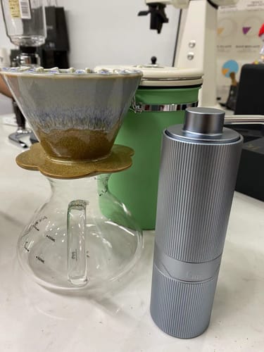 Customer photo review of GM1 Italian Manual Coffee Grinder Portable | 38mm Six-Star Stainless Steel Burr - MUVNA