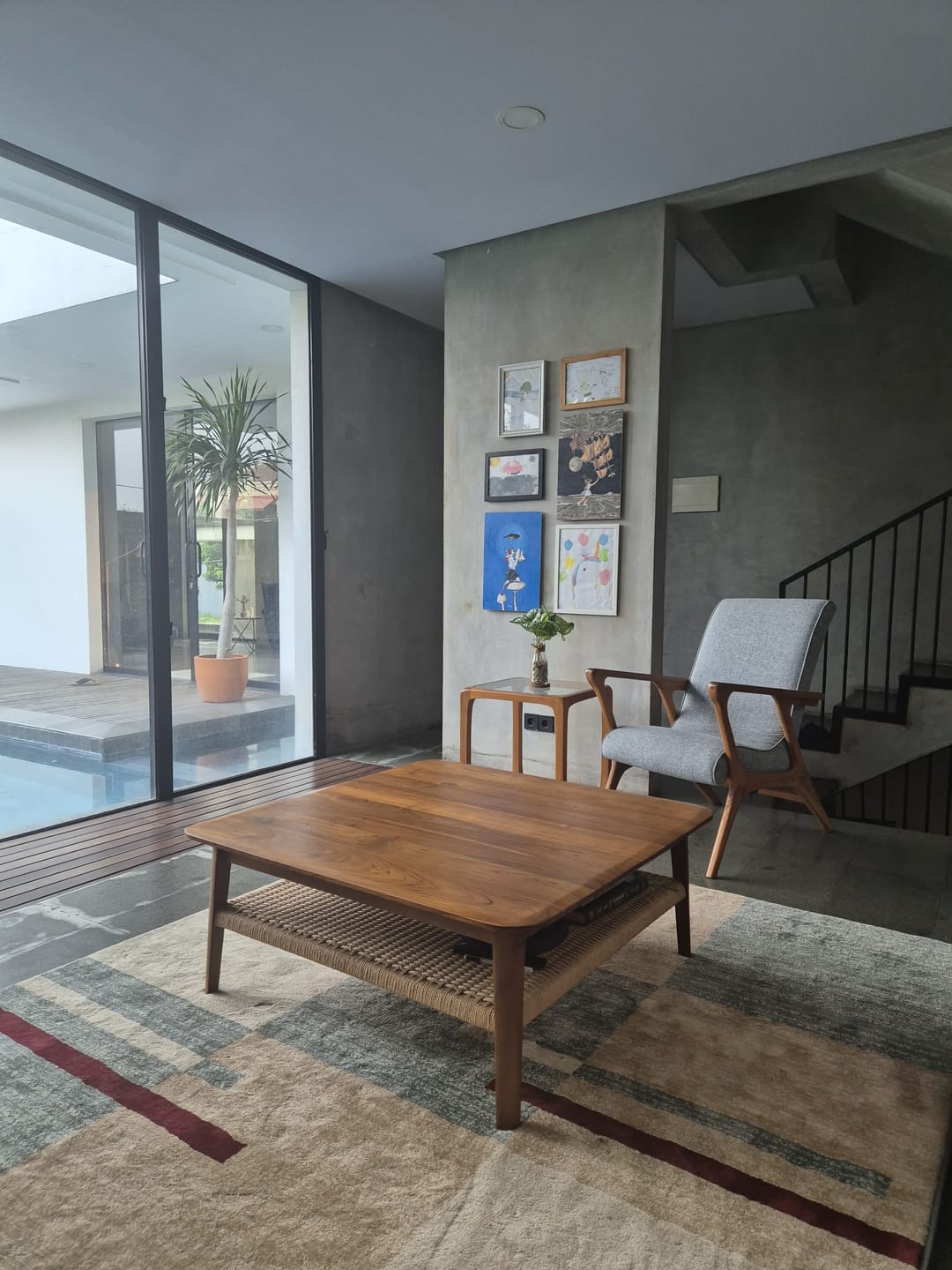 Customer photo review of Square Coffee Table in Premium Teak & Loom