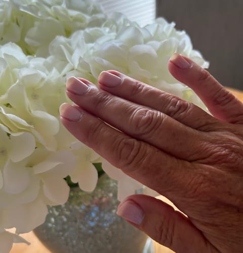 Customer photo review of CND™ Vinylux™ 2in1 Negligee