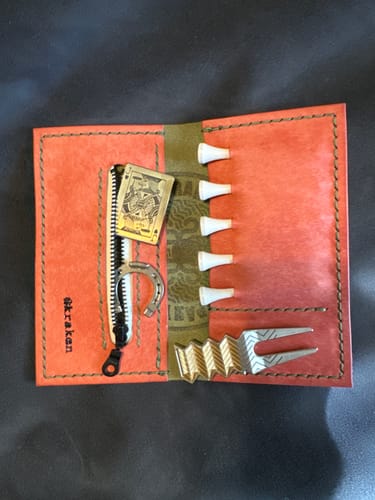 Customer photo review of Seve Leather Tool Holder - Watermelon