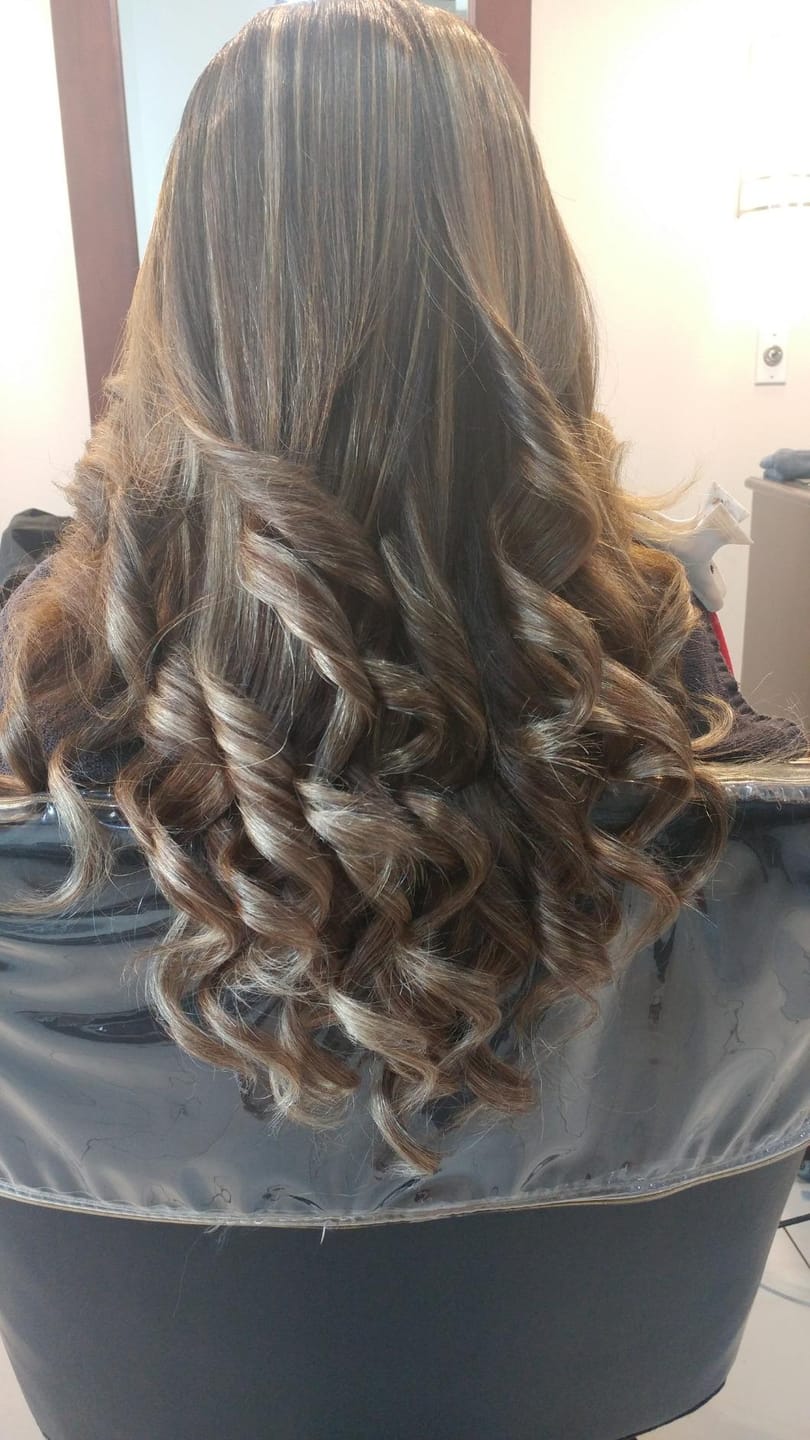 Customer photo review of Moresoo Human Hair Weft Virgin Bundles Genius Weft Brazilian Invisible Hair (#BM)