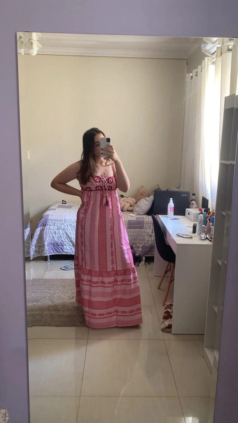 Customer photo review of Livia Maxi Summer Sundress