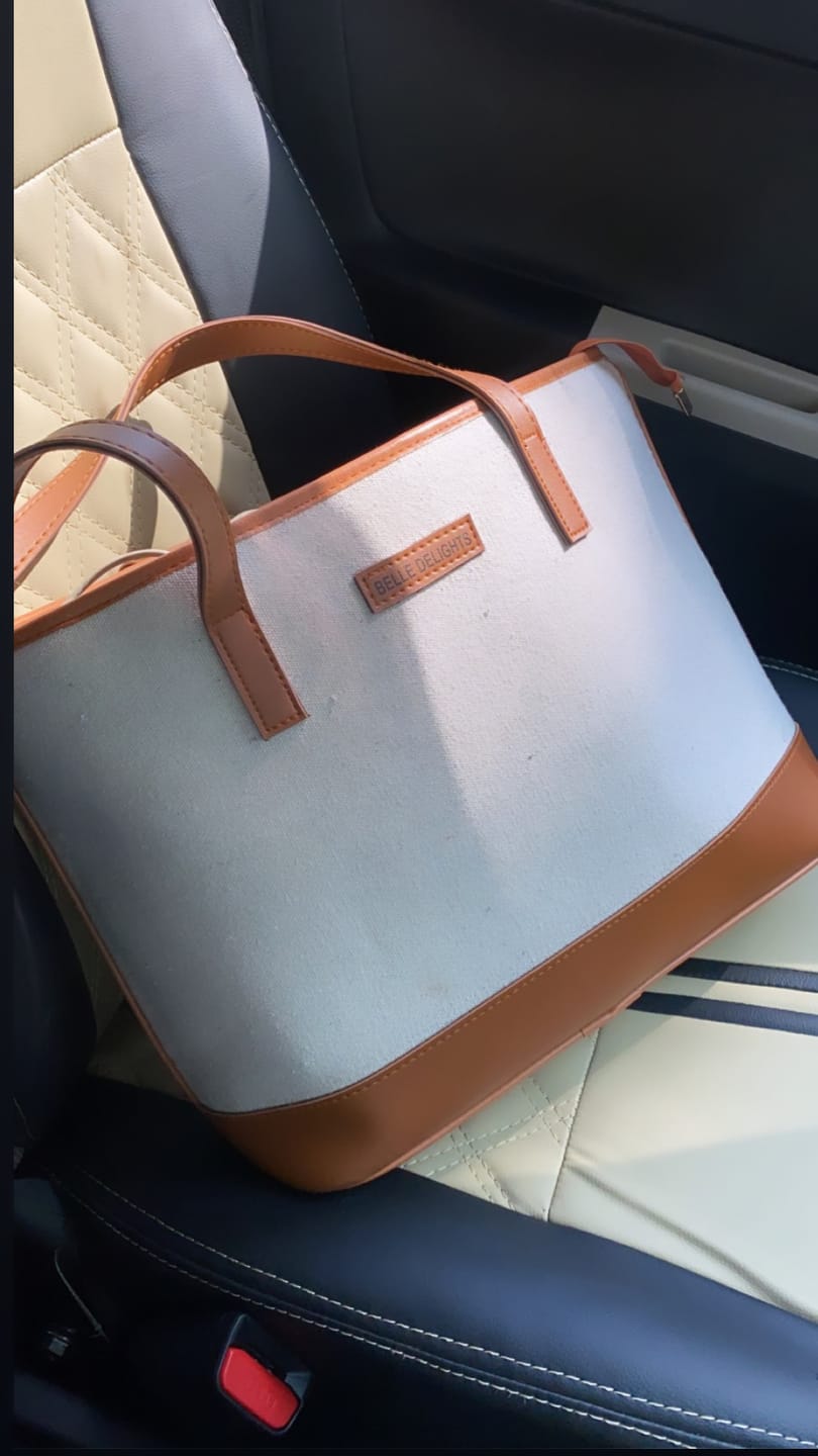 Customer photo review of TOTE BAG BROWN