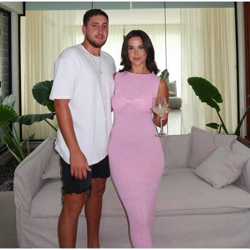 Customer photo review of Brielle Maxi Dress