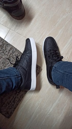 Customer photo review of ELEVEN-ELEVEN black Men's casual sneaker