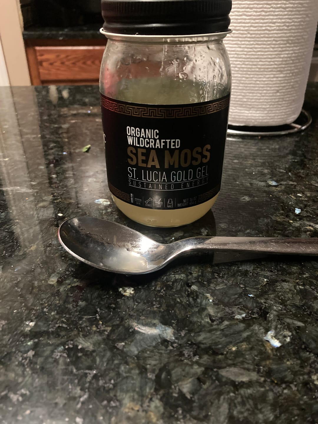 Customer photo review of St Lucia Gold Sea Moss Gel