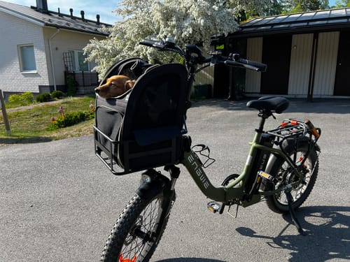 Customer photo review of Engwe L20 SE 250W 20" Foldable Electric Trekking Bike 15.6Ah Step-through E-bike [Pre-Order]