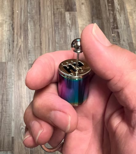 Customer photo review of Functional Shifter Keychain