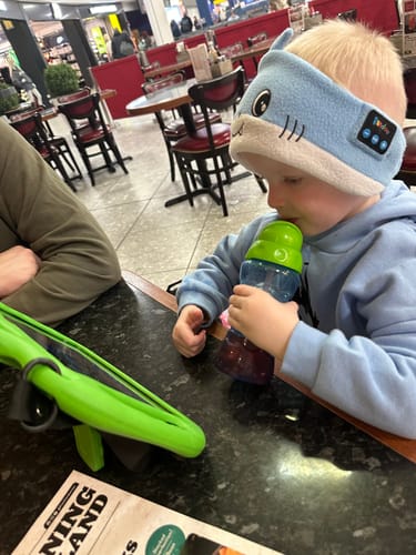 Customer photo review of Bandou™ 2.0: Award-Winning Kids Headphones