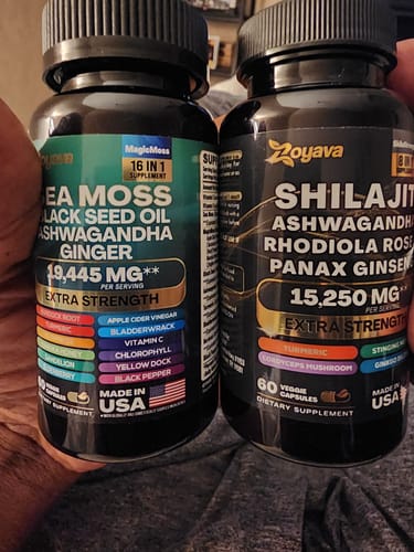 Customer photo review of Shilajit Power ShilaStrength Blend - 15,250MG Energize Your Vitality!