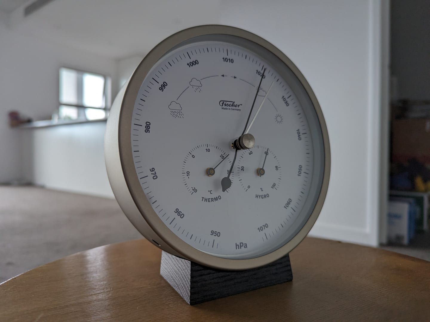 Customer photo review of Indoor & Outdoor Stainless Weather Instrument