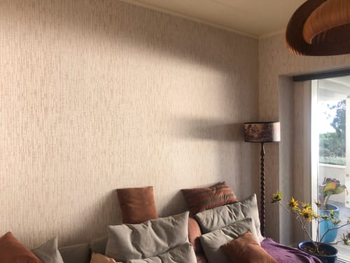 Customer photo review of Capri Wallpaper - 6 Colours