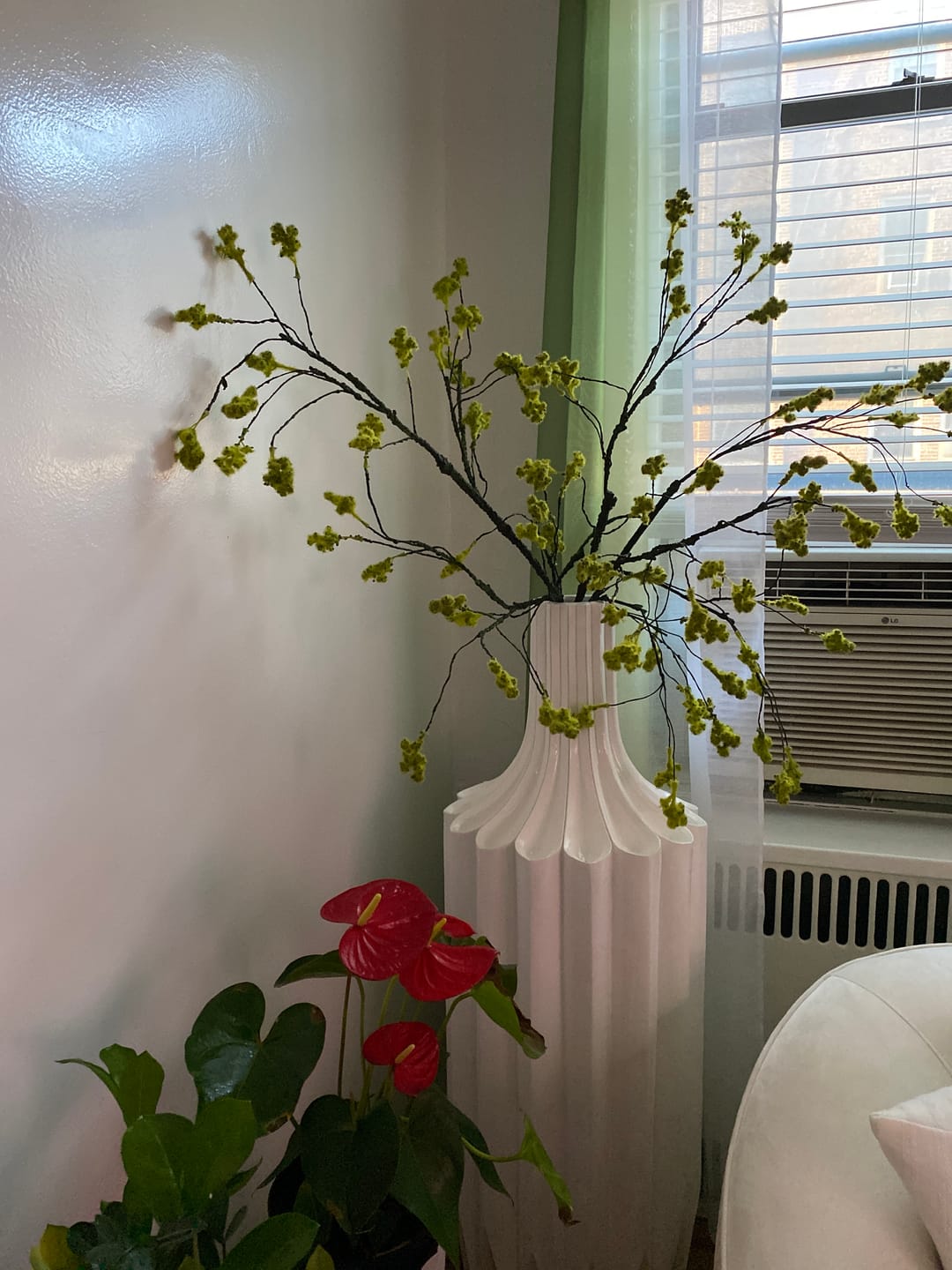 Customer photo review of Artificial Branch with Green Buds, High Quality Artificial Flower, DIY Flora, Home Decoration, Gifts, Home Decor by DesignedBy The Boss
